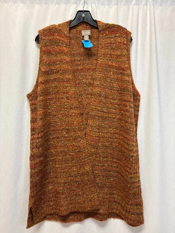 Cardigan By Chicos In Brown, Size: Xl