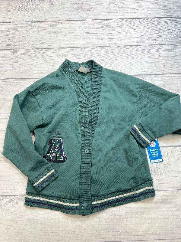 Cardigan By Adidas In Green, Size: S