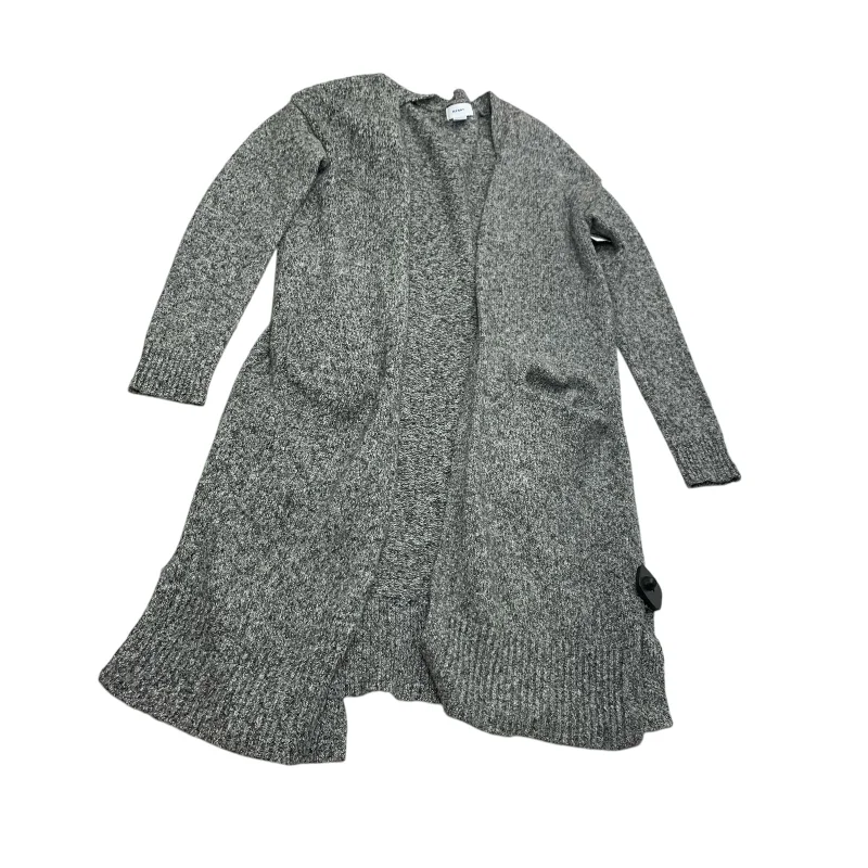 Sweater Cardigan By Old Navy In Grey, Size: S