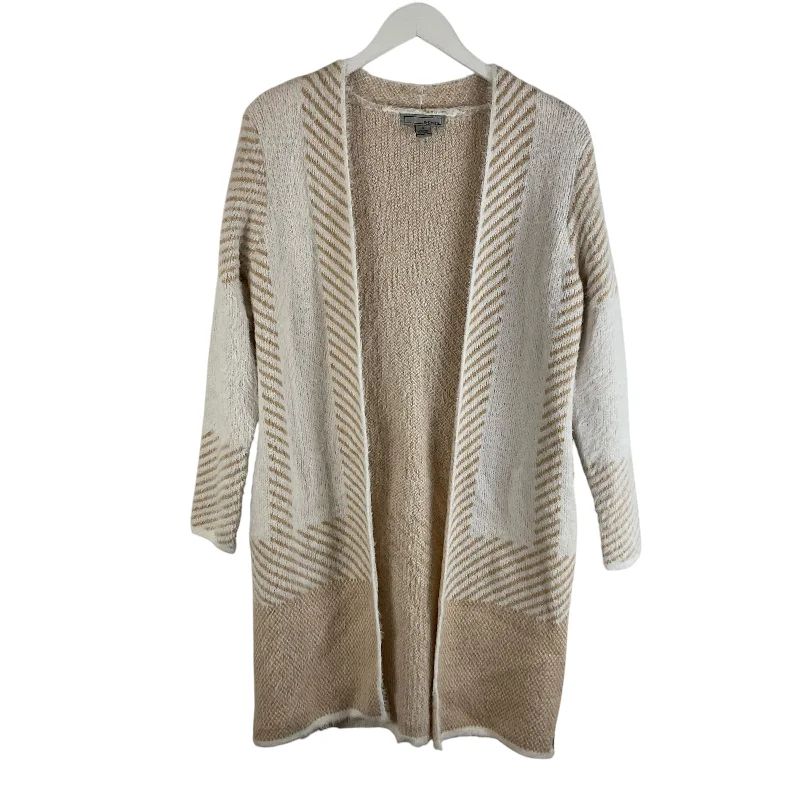 Sweater Cardigan By By Design In Tan, Size: S