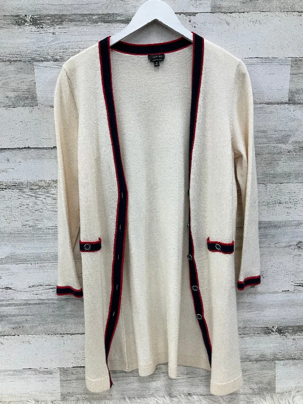 Cardigan By Talbots In Ivory, Size: M