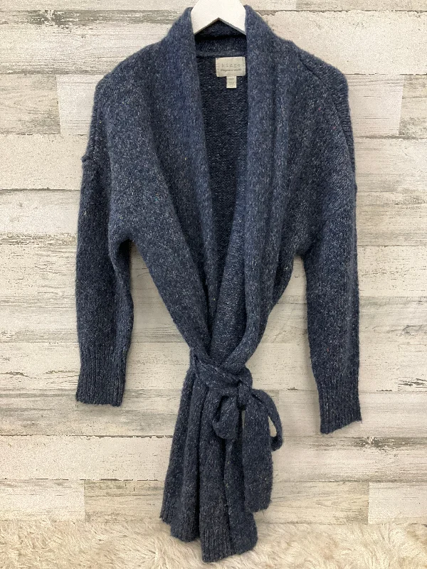 Sweater Cardigan By Hinge In Blue, Size: Xs