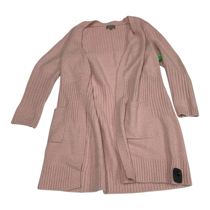 Cardigan By Clothes Mentor In Pink, Size: L