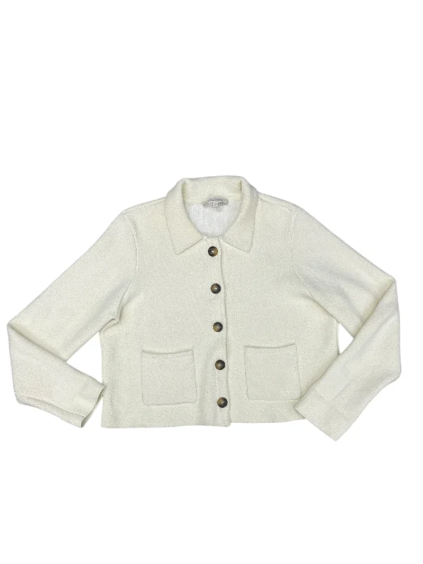 Sweater Cardigan By Favorite Daughter In Cream, Size: L