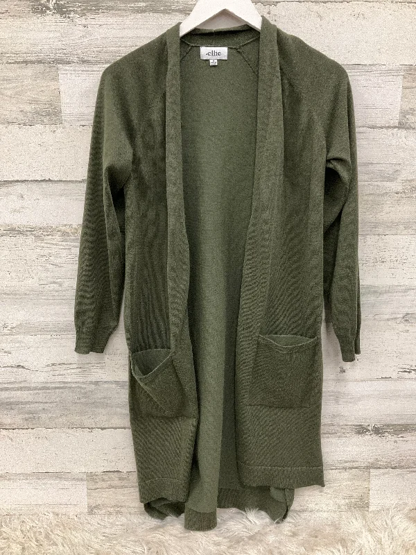 Cardigan By Clothes Mentor In Green, Size: Mp