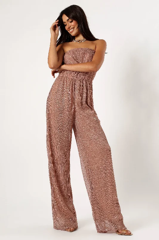 Callie Jumpsuit - Rose Gold