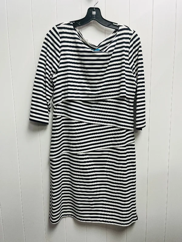 Dress Work By J Mclaughlin In Black & White, Size: Xl