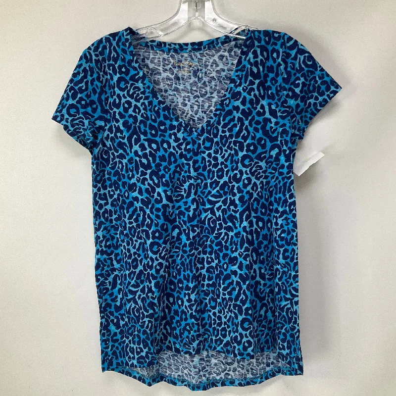 Blue Top Short Sleeve Lilly Pulitzer, Size Xs