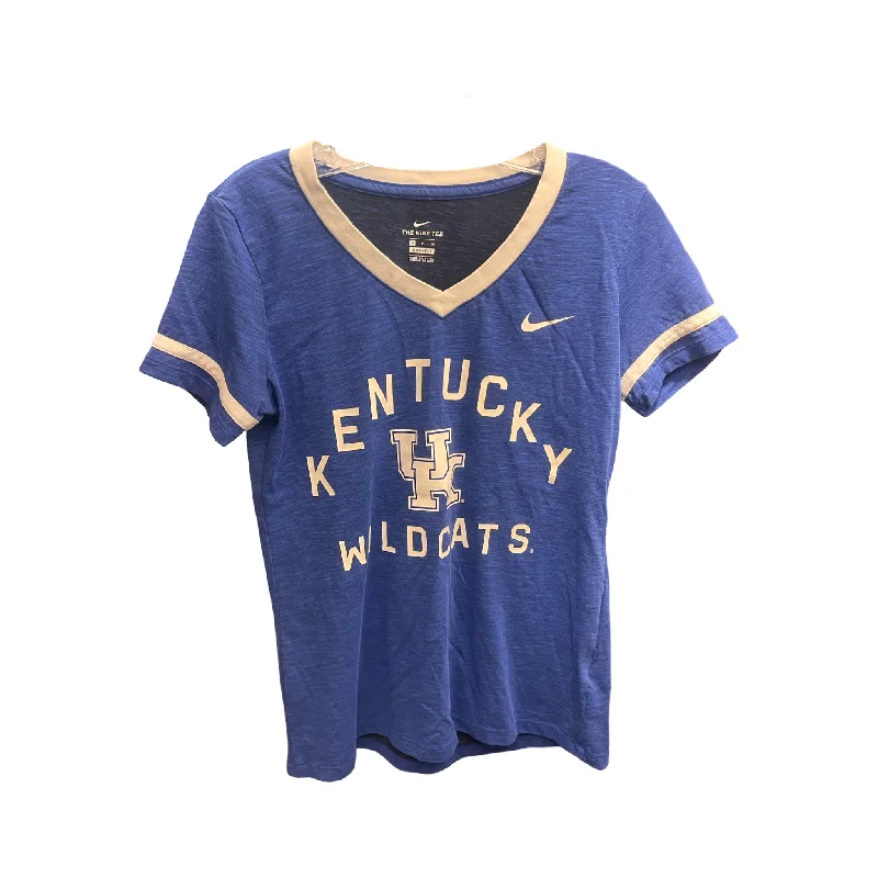 University of Kentucky Blue Top Short Sleeve Nike Apparel, Size S