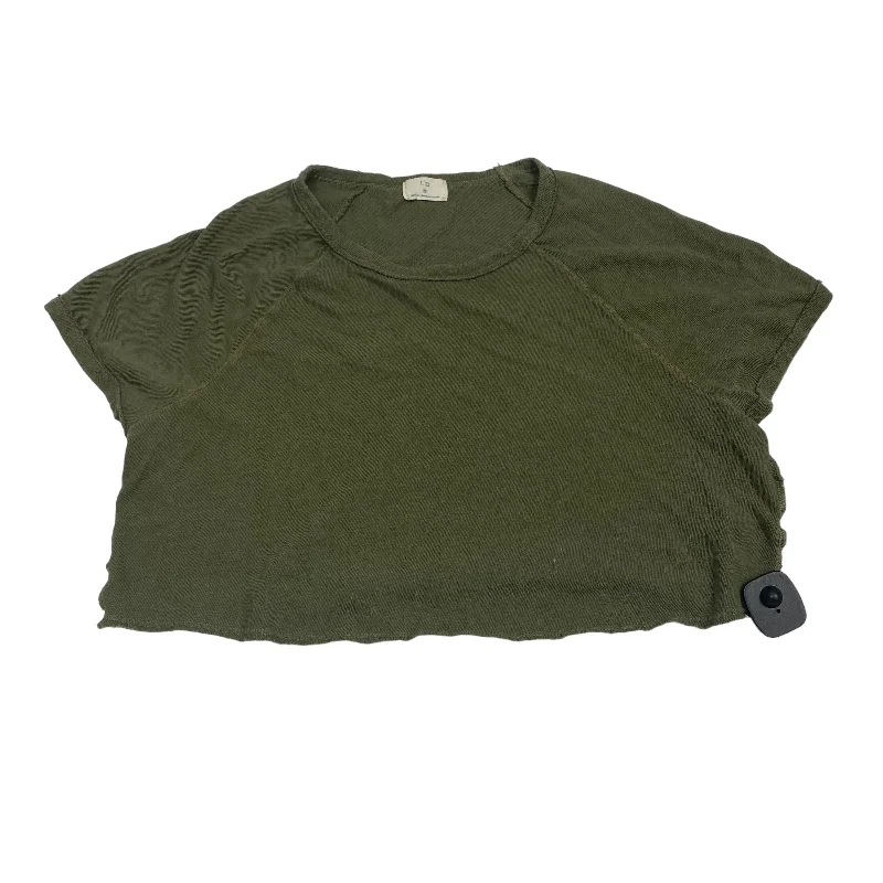 Green Top Short Sleeve Basic T.la, Size M