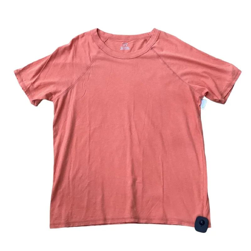 Orange Top Short Sleeve Basic Aerie, Size Xs