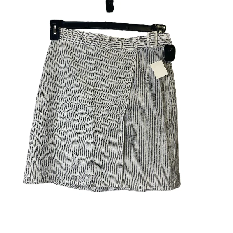 Striped Pattern Skirt Mini & Short By Max Studio, Size: S