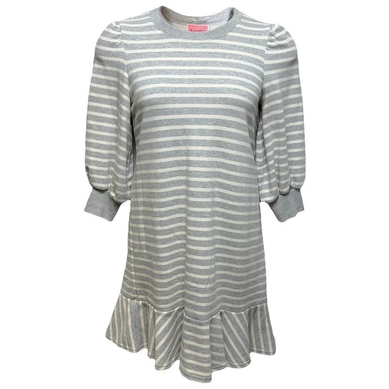 Sailing Stripe Sweatshirt Dress Designer By Kate Spade In Striped Pattern, Size: S