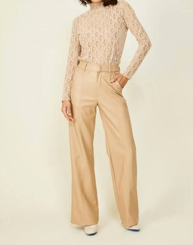 Carmela Pant In Tan