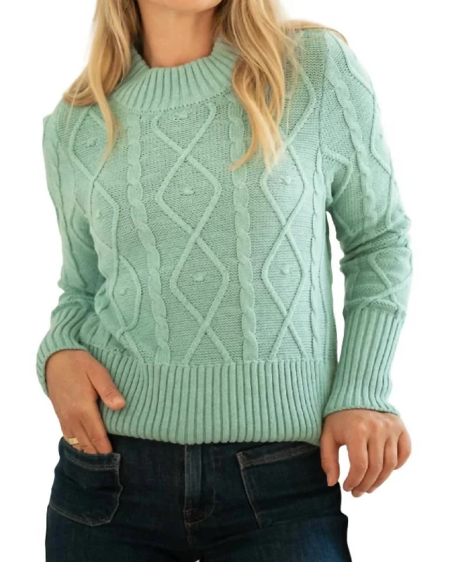 Dublin Sweater In Teal