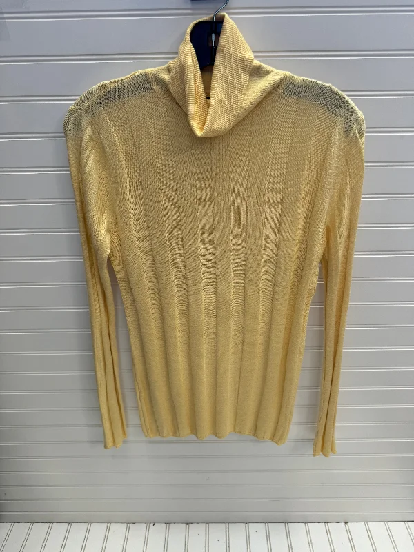 Top Long Sleeve By Mng In Yellow, Size: S