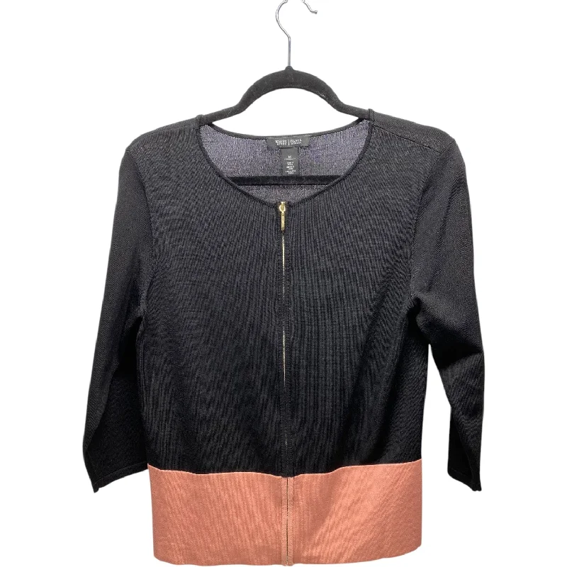 Top Long Sleeve By White House Black Market In Black & Pink, Size: M