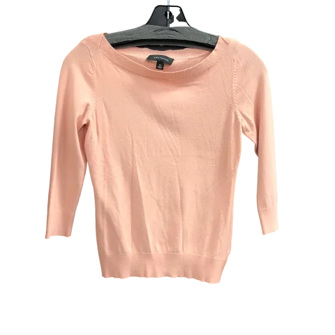 Top 3/4 Sleeve By Ann Taylor In Pink, Size: Xs