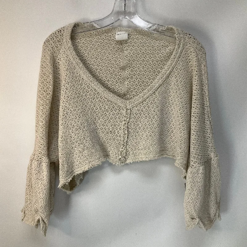 Top 3/4 Sleeve By By Together In Beige, Size: M