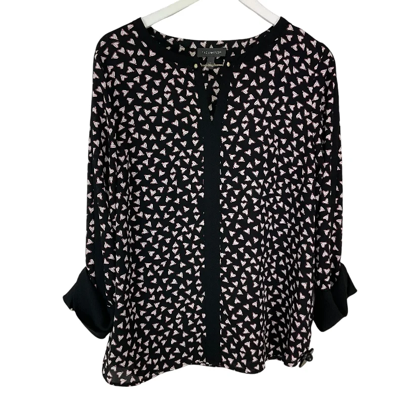 Top 3/4 Sleeve By Cme In Black, Size: L