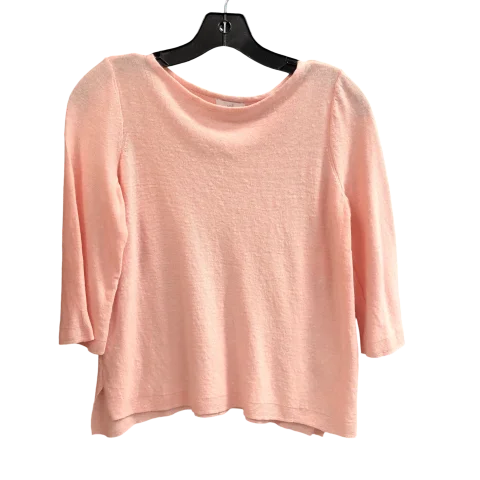 Top 3/4 Sleeve By J. Jill In Pink, Size: Xs