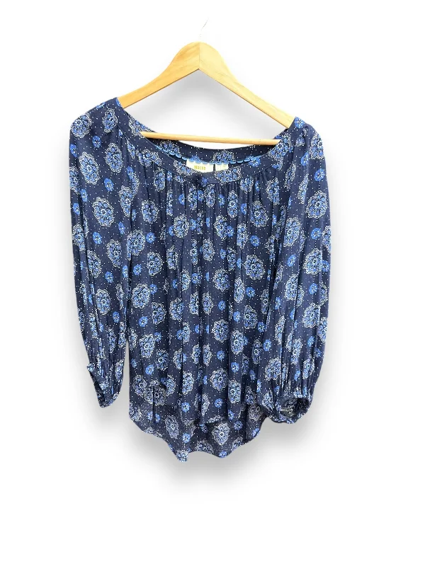 Top 3/4 Sleeve By Maeve In Navy, Size: 2