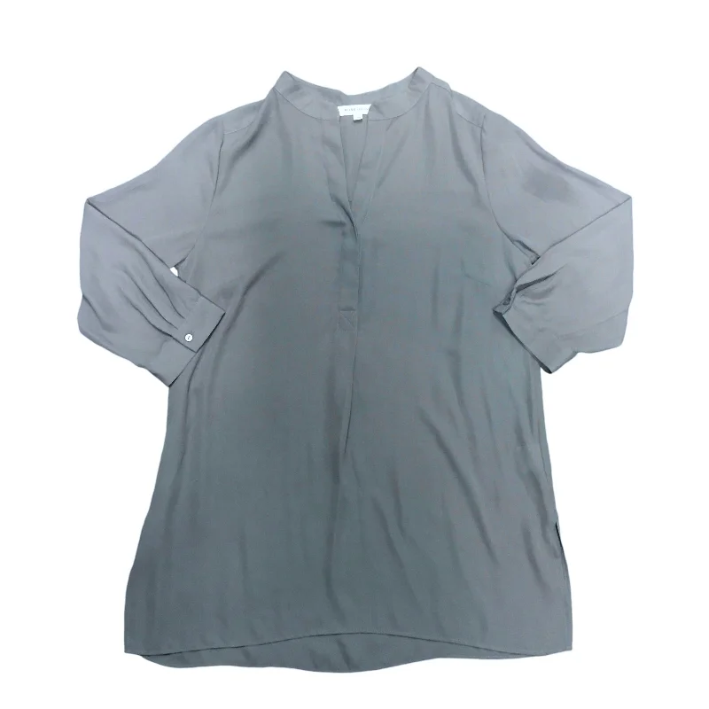 Top 3/4 Sleeve By Rose And Olive In Blue, Size: S